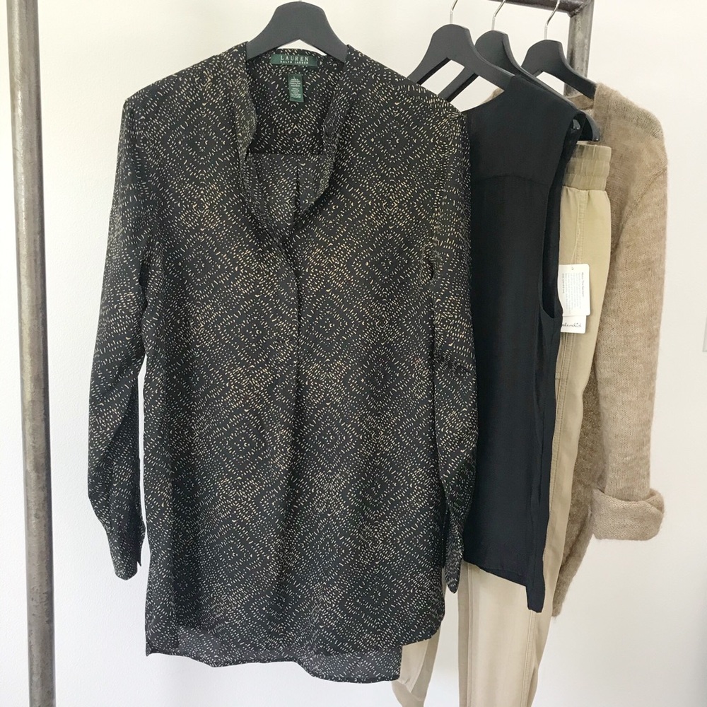 Lauren Ralph Lauren Printed Tunic Blouse